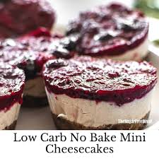 When i'm looking for easy sugar free desserts to make, i look for ones that are quick to prepare. Low Carb No Bake Mini Cheesecakes The Sugar Free Diva