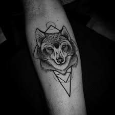 Want to see the world's best geometric wolf tattoo designs? 25 Amazing Geometric Dotwork Wolf Tattoos Tattooblend