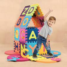 It consists of tiles made from soft, textured eva foam. Puzzle Play Mats Target