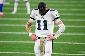 The philadelphia eagles signed carson wentz to a contract extension in june 2019 worth $128 million over four years. Eagles News Carson Wentz Is A Broken Quarterback Bleeding Green Nation