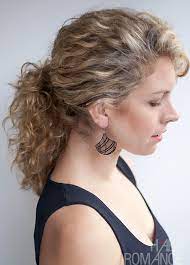We'll be rocking a pony forever, but sometimes it's great to switch it up and try something new and fresh—and that's why we're loving throwing our hair up into curly ponytail right now. Curly Hairstyle Tutorial The Curly Ponytail Hair Romance