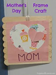 See more ideas about frame crafts, mothers day, frame. Mother S Day Frame Craft Made With Popsicle Sticks And Card Stock Frugal And Fun Mom Florida Mom Blog Crafts Fir Kids Homemade Gifts For Mom Frame Crafts