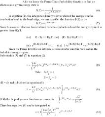 In an intrinsic semiconductor, the source of electrons and holes are the valence and conduction band. A Media To Get All Datas In Electrical Science Carrier Concentration In Intrinsic Semiconductors Density Of Electrons In Conduction Band