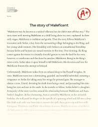 Sep 06, 2019 · to critique an article, first read it and take notes on the author's overall argument to help you develop a preliminary opinion. The Story Of Maleficent Essay Example 515 Words Gradesfixer