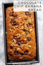 Chocolate Chip Banana Bread Recipe In 2020 Banana Chocolate Chip Banana Bread Snack Recipes