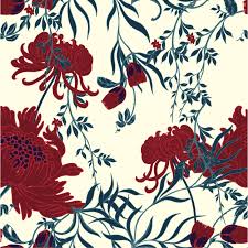 Darcella 33 x 20 floral and botanical wallpaper roll. Dahlia Elegant Red Flowers Removable Wallpaper 24 Inch X 10 Ft Overstock 31809374