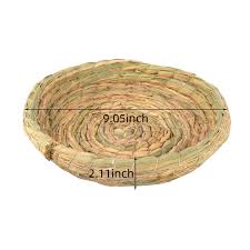 C-DARRY Bird House Hand Woven Bird Nest Natural Straw Pigeon Nesting House  Cage for Small Animals Hatch Cage for Pigeon Dove Rabbits Hamster Guinea  Pig Gerbil Chinchillas: Buy Online at Best Price