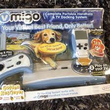 Jakks Pacific VMIGO Plug & Play TV Game & Portable Virtual Pet Dog NEW