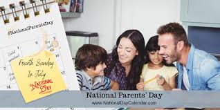 However, this year's global day of parents celebration will be different due to the ongoing covid 19 pandemic. National Parents Day Fourth Sunday In July National Day Calendar
