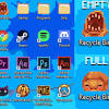 The icon positions are stored in the registry. 1