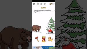 La noche de los reyes magos (5 de enero): Brain Out Salva A Papa Noel Nivel 9 Youtube