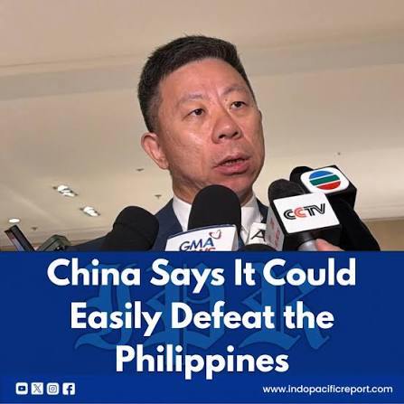 China Says It Could Easily Defeat the Philippines China's ambassador saying Beijing “may easily win” a conflict with the Philippines, while insisting China l... - YouTube