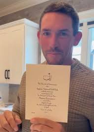 Scott Stallings FINALLY got his Masters invitation, and his wife delivered  a hilarious dagger when he opened it