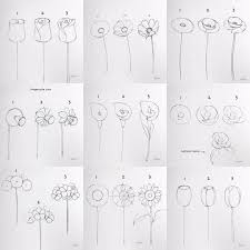 Kate Kyehyun Park On Instagram Hello New Followers Here Are My Simple 3 Step Sketches You Can Flower Drawing Flower Drawing Tutorials Floral Drawing