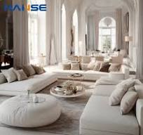 Foshan Manufacturers Luxury Living Room Hotel Sectional Sofa Chair Furniture