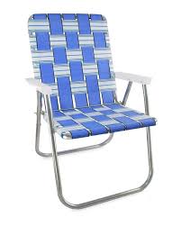 Blue Sands Blue And White Folding Lawn Chair With Blue Arms Lawn Chairs Patio Lawn Chairs Sand Chair