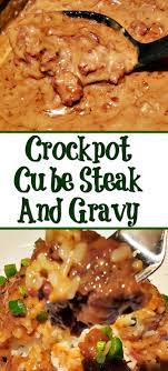 Cube steak is cheap, and yes, chewy, but it turns into beautiful tenderness when pressured and you get a lovely gravy to. Crockpot Cube Steak And Gravy Recipe Easy Crockpot Dinner Cook Eat Go