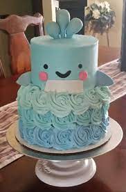 Whale Baby Shower Cake Under The Sea Theme Made By Seveneves Baby Shower Cakes Whale Baby Shower Cake Shower Cakes