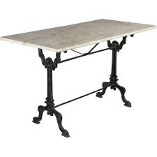 19th C French Cast Iron Marble Top Bistro Table Patio Furnishings Bistro Table Patio Furniture Sets