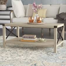 Ash solids and quartered white oak veneersinset round mirrored glass in center with stainless steel gallery. Foundry Select Arsenault 2 Piece Coffee Table Sets Reviews Wayfair