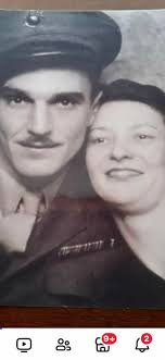 My grandparents Vernon Sheets and wife Lorraine Braithwood Sheets. Photo is  of the 1940's while he was enlisted in the US Marines