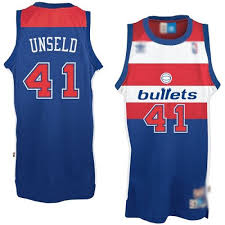 Adidas Swingman Wes Unseld Mens Blue Nba Jersey 41