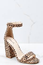 Black And White Animal Print Shoes Womens Can T Stop Won T Stop Cheetah Print Ankle Strap Heels Cheetah Print Heels Ankle Strap Heels Women Shoes