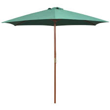Maybe you would like to learn more about one of these? Vidaxl Parasol 270x270cm Wooden Pole Green Outdoor Patio Umbrella Sunshade For Sale Online Ebay Terassenideen Sonnenschirm Holzterrasse