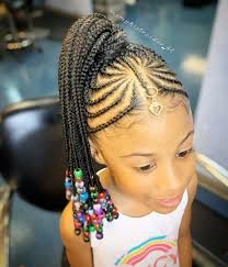 All you have to do is divide the hair into two sections. Braids For Kids 50 Kids Braids With Beads Hairstyles
