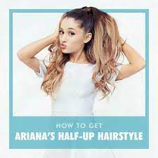 How To Get Ariana Grande S Half Up Half Down Hairstyle Ariana Ariana Grande Ariana Grande Pictures