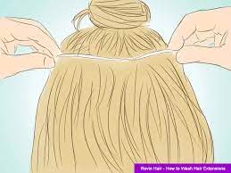 Do not use a hair dryer to dry the extensions. How To Wash Hair Extensions