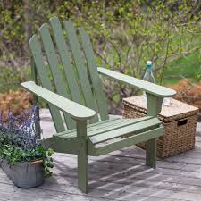 Sage Green Wood Adirondack Chair For Outdoor Patio Garden Deck Patio Garden Outdoor Patio Decor Wood Adirondack Chairs