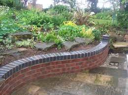 46 Ideas Garden Beds Brick Retaining Walls Brick Garden Raised Garden Brick Wall Gardens