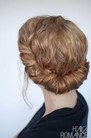 Curly Hairstyle Tutorial Rolled Headband Updo Hair Romance Hair Styles Hair Romance Curly Curly Hair Styles