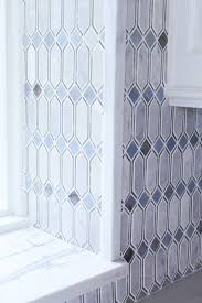Go with a mosaic tile design. Glam Gorgeous Mirrored Tile Kitchen Backsplash Jennifer Allwood