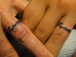 45 World S Best Couple Tattoos Ideas For All Lovely Couples Finger Tattoos Pictures Finger Tattoos Couple Tattoos