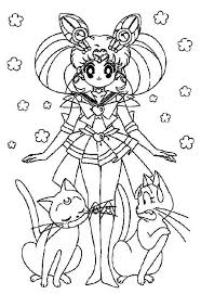 Pypus is now on the social networks, follow him and get latest free coloring pages and much more. Luna Sailor Moon Coloring Page Novocom Top