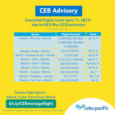 Mar 30, 2021 7:45 pm pht. Cebu Pacific Air On Twitter Ceb Advisory Flight Cancellations Following Extension Of Ecq And Region 6 Moratorium As Of 3pm April 04 2021