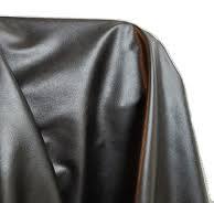 Black thin 0.6 mm Faux PU {Peta-Approved Vegan} leather ...