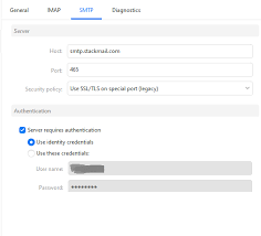 SMTP unable to authorize (Stackmail) - Mail - eM Client