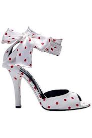 Black And White Polka Dot Heels Pin By Jessie Steele On Red And White Shoes Heels Pretty Shoes