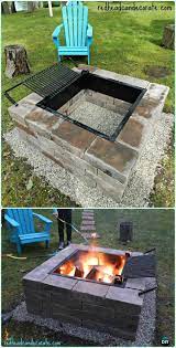 Diy Brick Firepit Grill Instruction Diy Backyard Grill Projects Landscapingbackyardideas Backyard Fire Backyard Diy Backyard