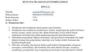 Contoh Rpp Bahasa Indonesia Ilmusosial Id