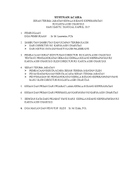 Contoh Surat Berita Acara Serah Terima Jabatan Osis Nusagates