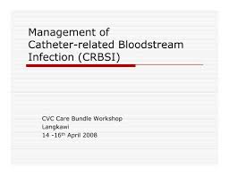 Not typically used for surveillance purposes. Management Of Catheter Related Bloodstream Infection Mric