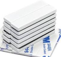 Waterproof Strong Neodymium Bar Magnets with Epoxy Coating, Powerful Rare  Earth Magnets with 3M Double Sided Adhesive - 40 x 10 x 3mm, Pack of 12 :  ...