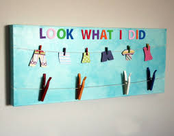 Art Display Board For Children Artwork Canvas For Kids Hang Etsy Artwork Kids Artwork Kids Party Crafts