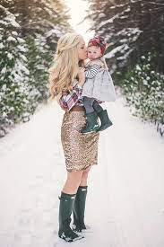 Snowy Forest Family Photos By Connection Photography 100 Layer Cakelet Cute Christmas Outfits Winter Family Photos Family Christmas Pictures