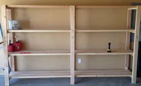 Garage Shelves Diy How To Build A Shelving Unit With Wood Garage Shelving Garage Storage Shelves Garage Organization Diy