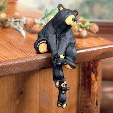 Po box 178 victoria, mn 55386; Black Bear Shelf Sitter Black Bear Decor Bear Decor Black Bear